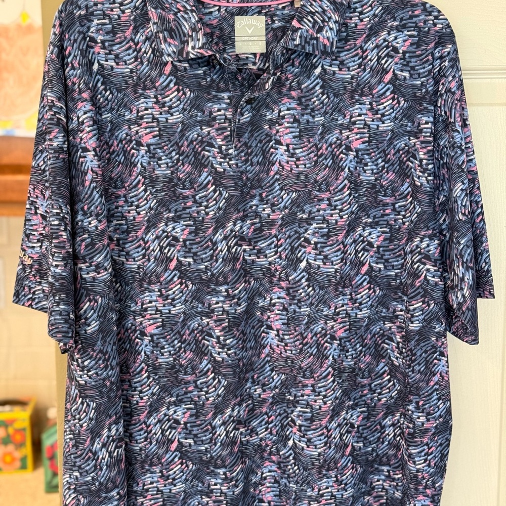 Men's Multicolor Callaway Golf Polo